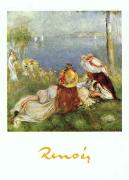 Pierre Renoir Young Girls by the Seaside oil painting on canvas